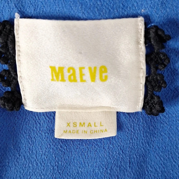 Maeve Anthropologie Lene Crepe Faux Wrap Dress Size XS - Picture 10 of 11